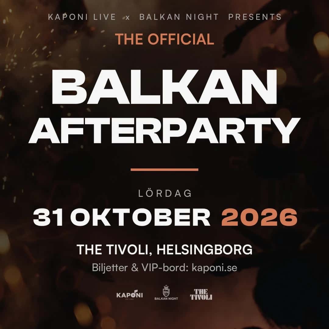 Balkan Afterparty konsert på The Tivoli i Helsingborg